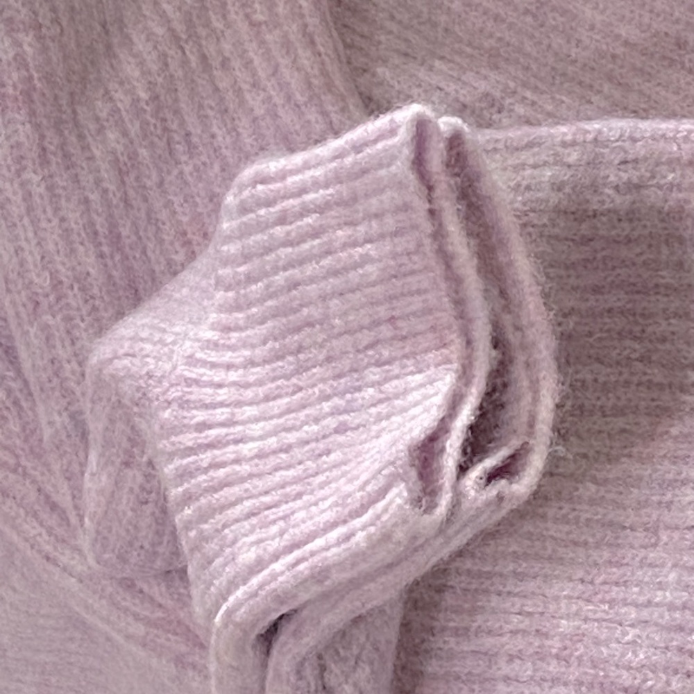 Ann Taylor Factory Cozy Ribbed Balloon Sleeve Sweater Size Medium - Picture 13 of 15